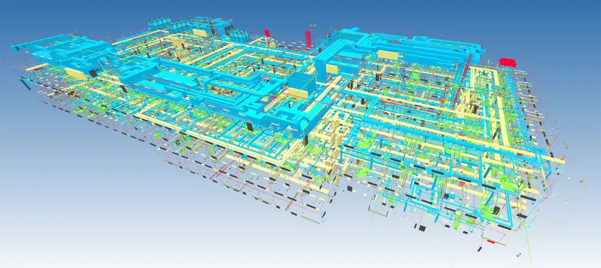 Ein bunter BMI-Ausdruck des Klinikums Robert Koch in Gehrden von Rieker Planungsgesellschaft mbH