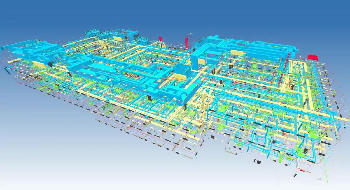 Ein bunter BMI-Ausdruck des Klinikums Robert Koch in Gehrden von Rieker Planungsgesellschaft mbH
